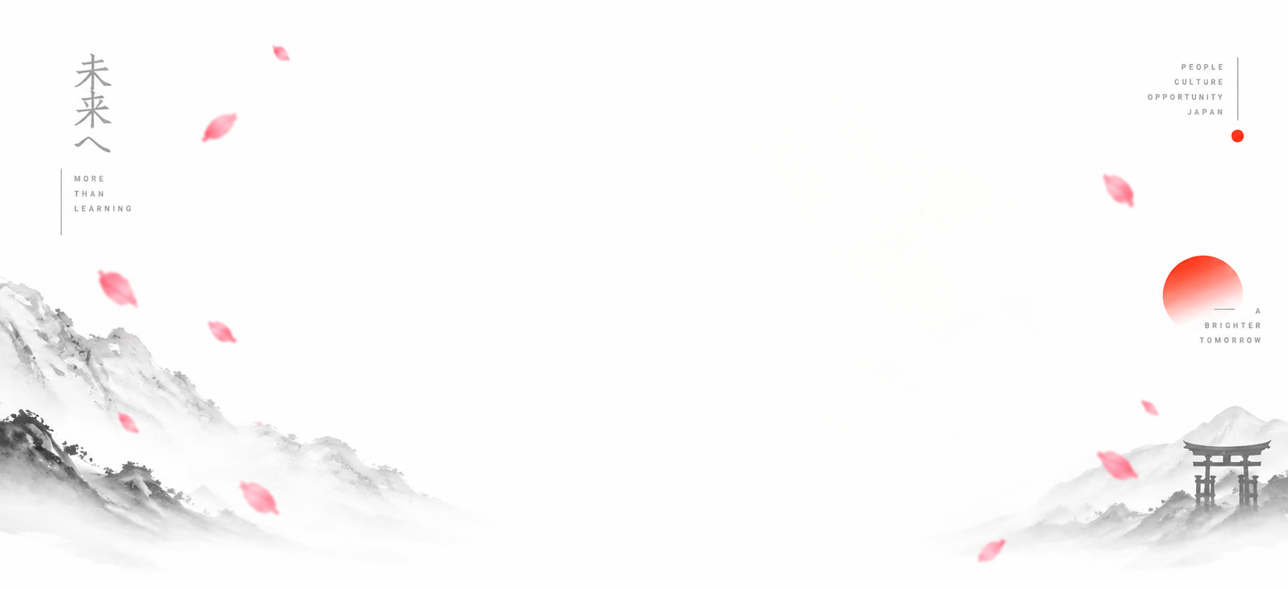 Japanese Cinematic Landscape Background